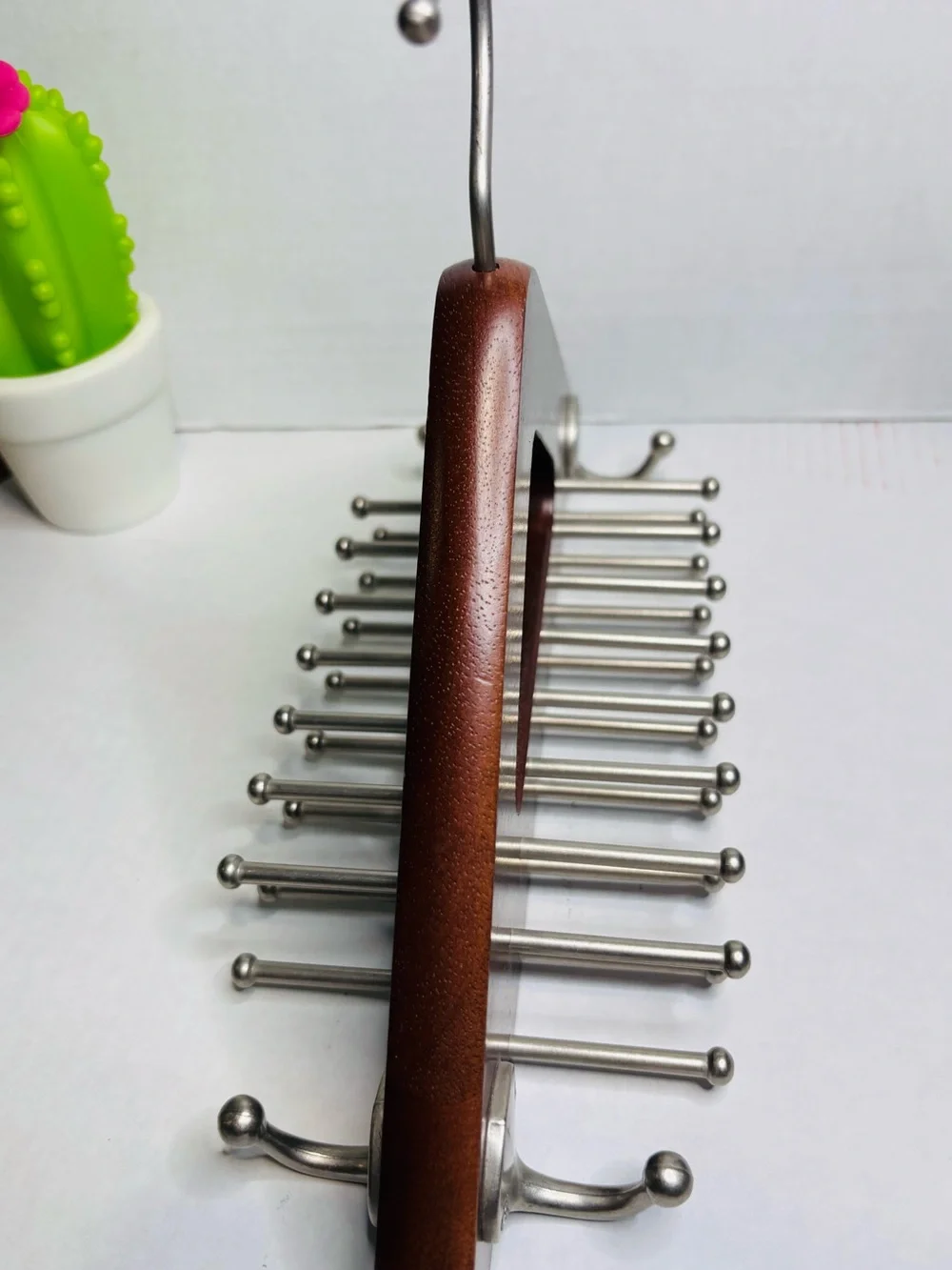 Mahogany Tie and Belt Hanger
